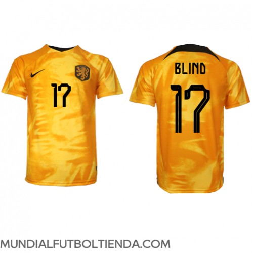 Camiseta Países Bajos Daley Blind #17 Primera Equipación Replica Mundial 2022 mangas cortas